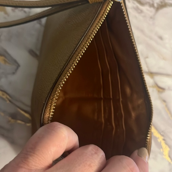 NWT Tan Coach Wristlet, large enough for my iPhone 8”x5” - Picture 2 of 4